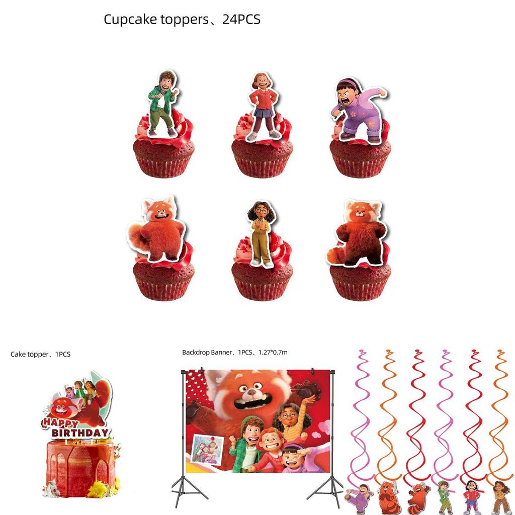 Make Your Child's Birthday Party Extra Special With Turning Red Themed Decorations