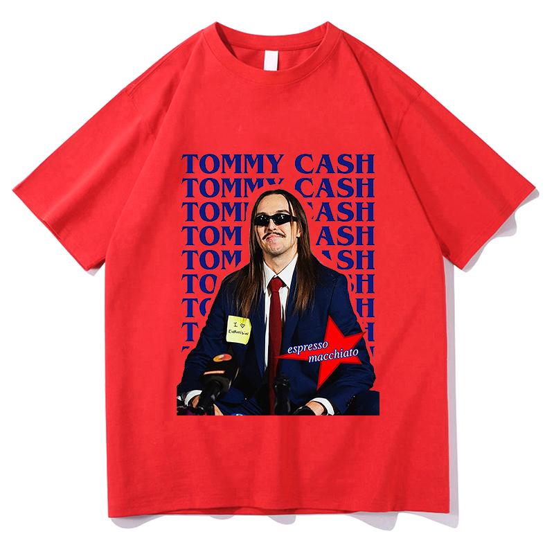 New In Eurovision 2025 Tommy Cash T Shirt Unisex Unisex Oversized Trend Short Sleeve Tshirt Unisex 100 Cotton Tops Streetwear Tops