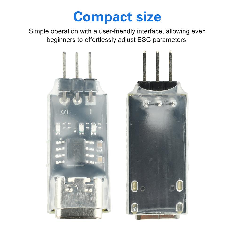 AM32 BLDC ESC programming Parameter Adjuster 50A 75A 80A 2-7S Signal Cable for FPV Racing Drone RC Crawler Cars am32 firmware