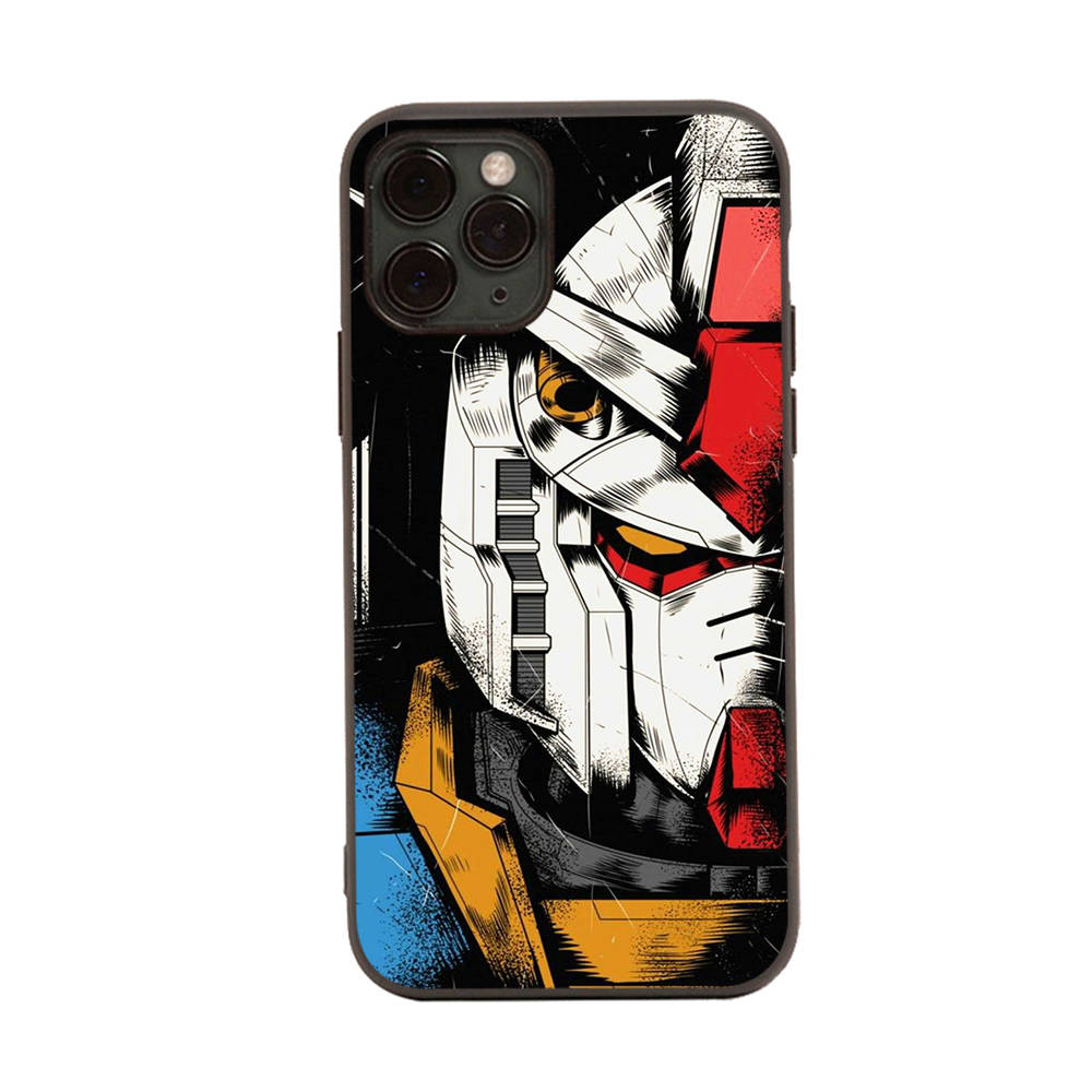 WD38 Gundam Black Sofe Case for Samsung Note 20 Lite S24 Ultra S23 A03 A05 A06 A11 A71 A15 A16 A13 A24 A25 A33 A52 A53 A50 M55 M35 Plus
