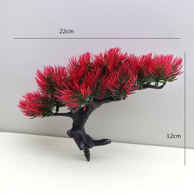 Simulation Kiefernnadeln Kiefernzweige und Blätter Schönheit Kiefer Willkommenskiefer Topf Chinesische Landschaft Accessoires