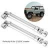 2pcs Stainless Steel Drive Shaft RC Accessory Fit for 1/10 RC Crawler (112?165mm)
