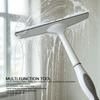 2PCS Shower Squeegee for Glass Doors Car Window Windshield Mirror Cleaner Wiper Squeegees Tool with Hook Scraper