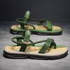 Fashion Open Toed Slippers New Men's Sandals with Soft Sole Comfortable Suitable for Indoor and Outdoor Walks Summer Beaches Flat Water