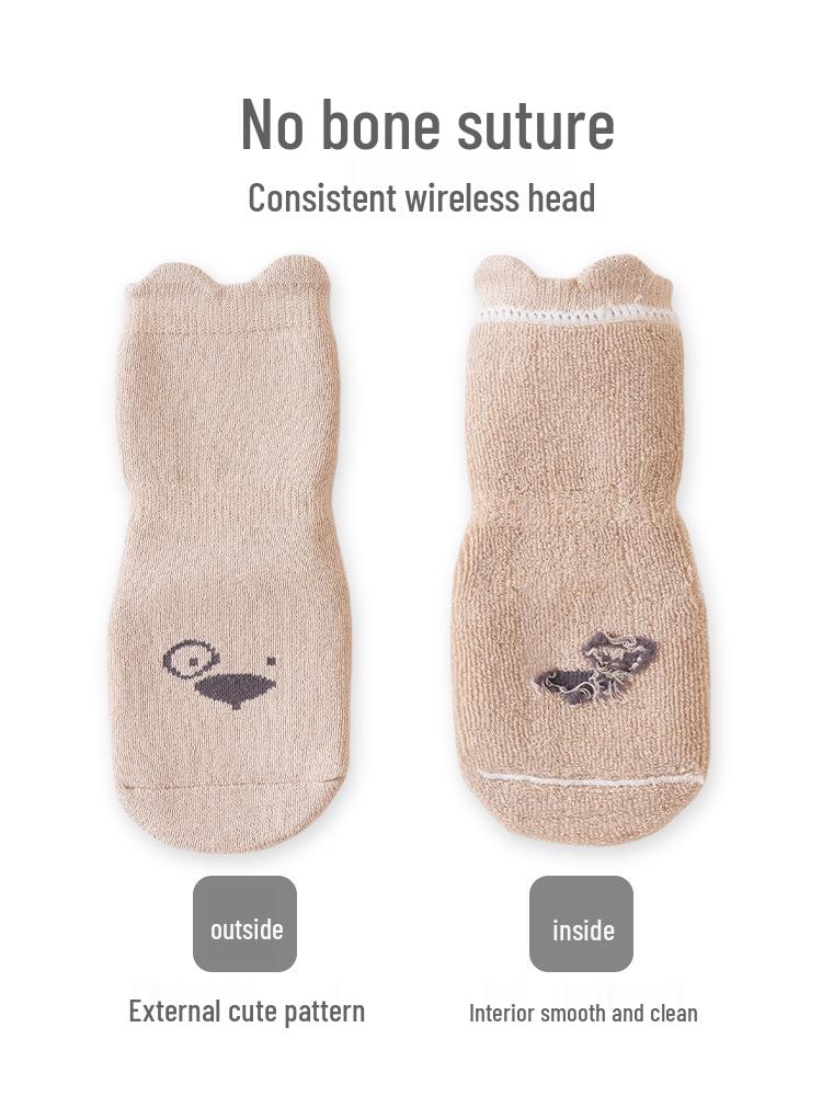 2025 Unisex Toddler Thick Warm Non-slip Terry Socks for Autumn/Winter