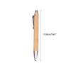 10x Bamboo Pen Retractable Ballpoint Pen Writing Pen School Office Supplies