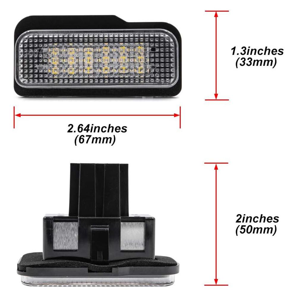 New Led License Plate Light Error Free Tail Lamps For Mercedes Benz W203 211 219