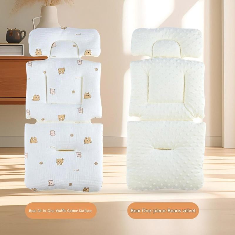 Baby Strollers Pad Baby Pram Carriage Cushion Double Sided Mattress Pushchair Liner Strollers Cushion with Printed Pattern