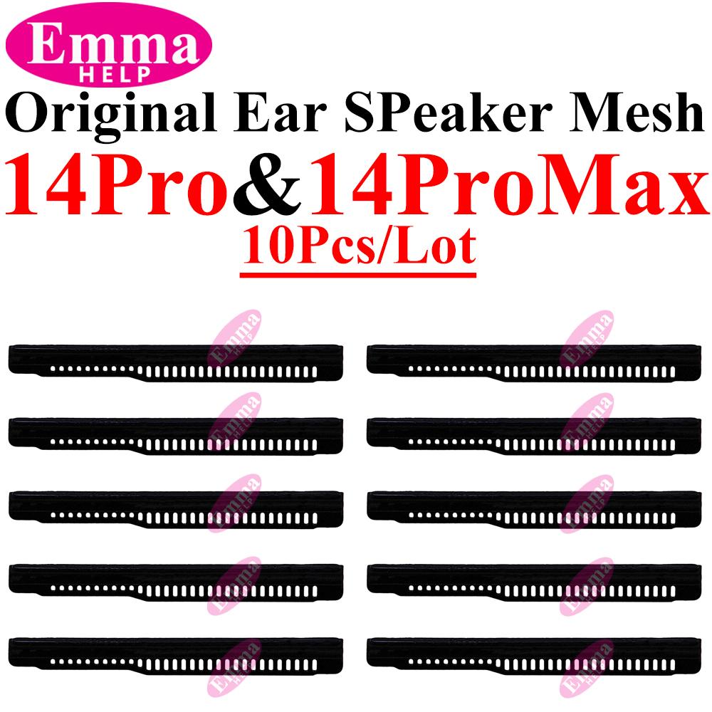 10Pcs A+ Earpiece Mesh for iPhone 14 13 12 11 Pro XR X XS Max Anti Dust Adhesive Sticker Receiver Net Double Speaker Tape