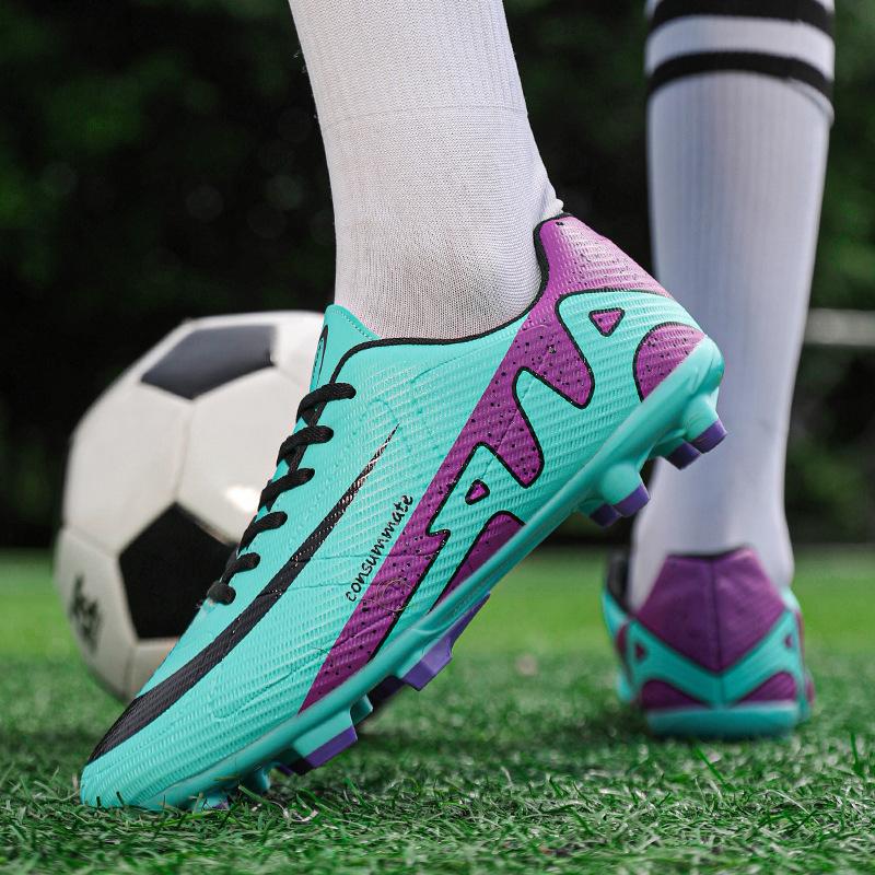 New Football Shoes Youth Game Professional Training Shoes Student Adult Grass Spike Sports Shoes