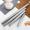 Filled Solid Rolling Rod Baking Tools Dumpling Skin Round Stick Noodle Tool Cake Decorating Tools 304stainless Steel Rolling