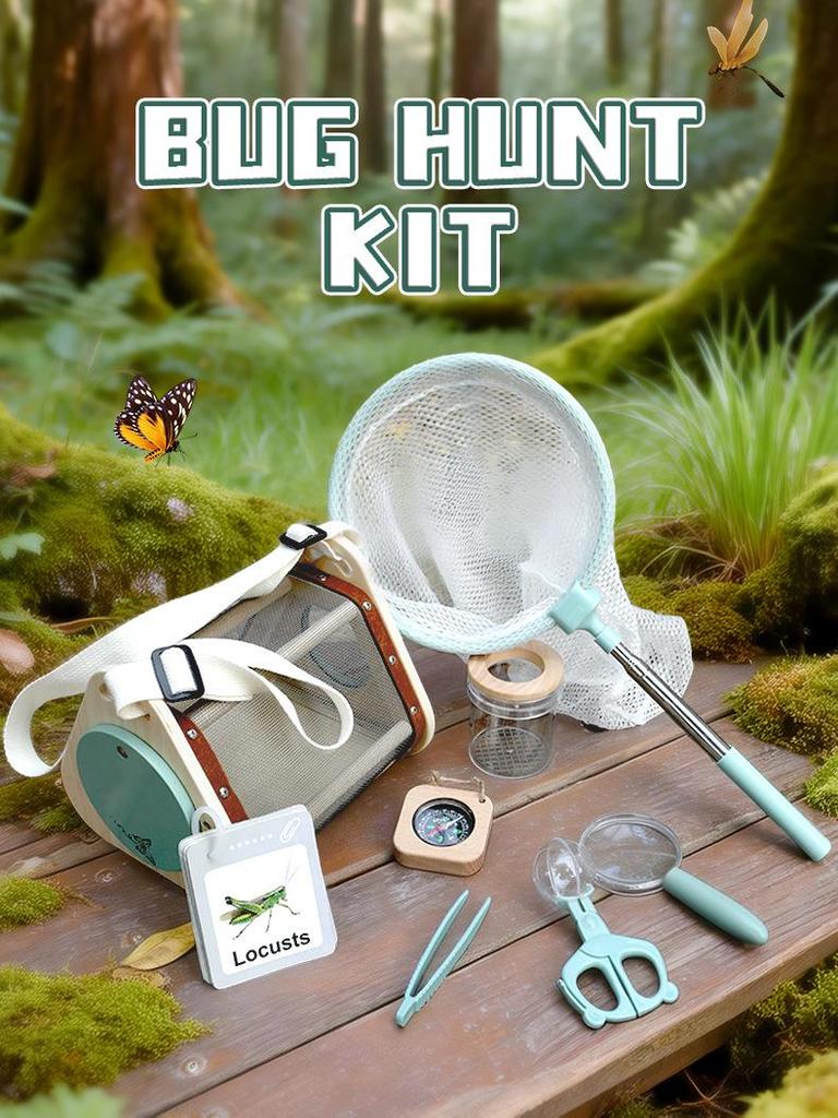Kids' Outdoor Insect Exploration Kit: Bug Catching & Plant Observation Set for Young Scientists