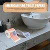4 Rolls American Flag Toilet Paper, 3-Ply Patriotic Tissue for Bathroom Decor, 150 Sheets Per Roll, Ideal for Celebrations and Everyday Use