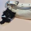 Plush Cat Keychain Cute Decorations Keyring Hanging Ornament Backpack Handbag Charm Pendant Gift for Girls Women