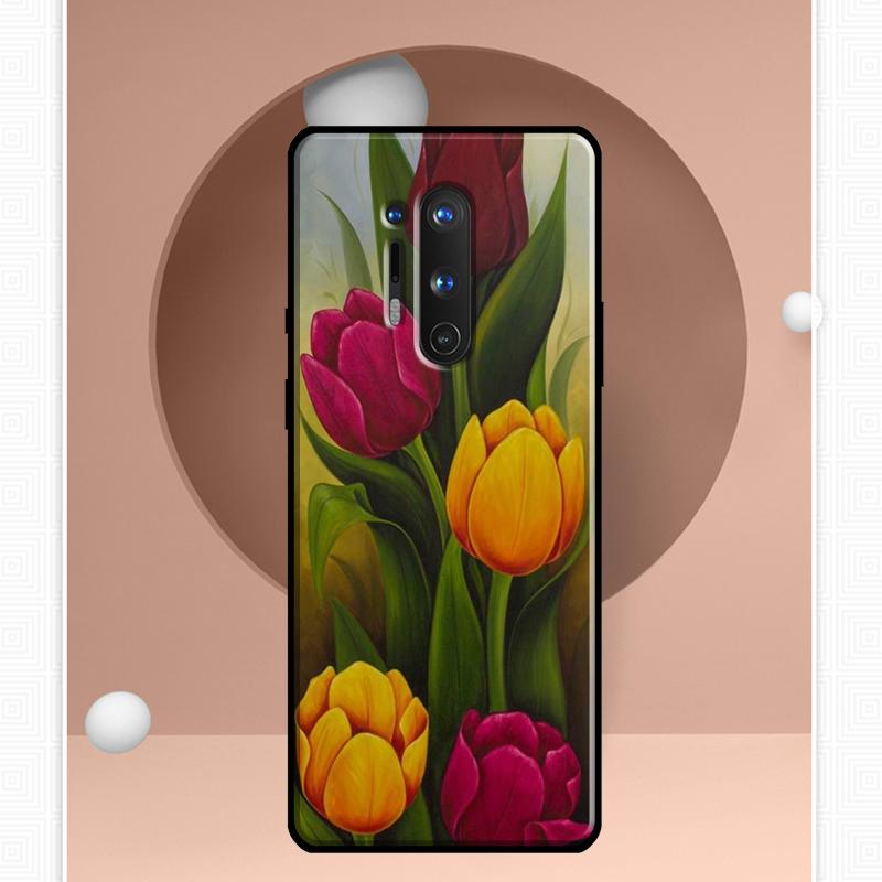 Tulip Flower Case For Oneplus 10T 8T 9R 9RT Ace 11 9 10 Pro Cover For Oneplus Nord N20 N10 2T CE 2 Lite