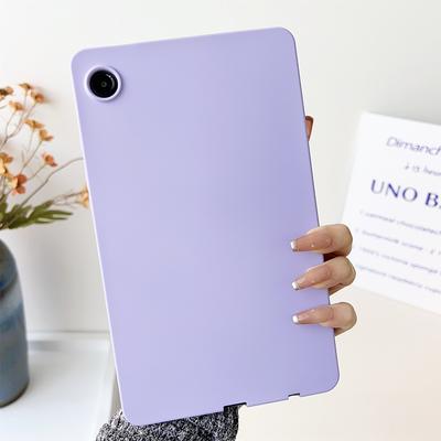 Voor Samsung Galaxy Tab A9 Hoes Rubberachtig TPU Tablet Cover Huidvriendelijk
