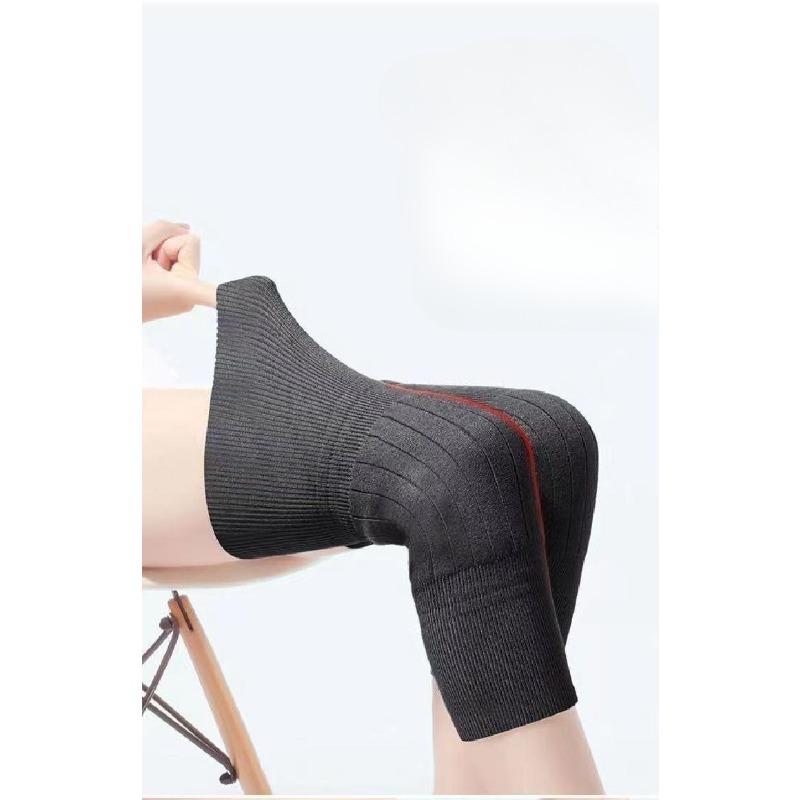 Extended Anti-slip and Warm Knee Pads for Women, Thickened Leg Pads for Men in Autumn and Winter