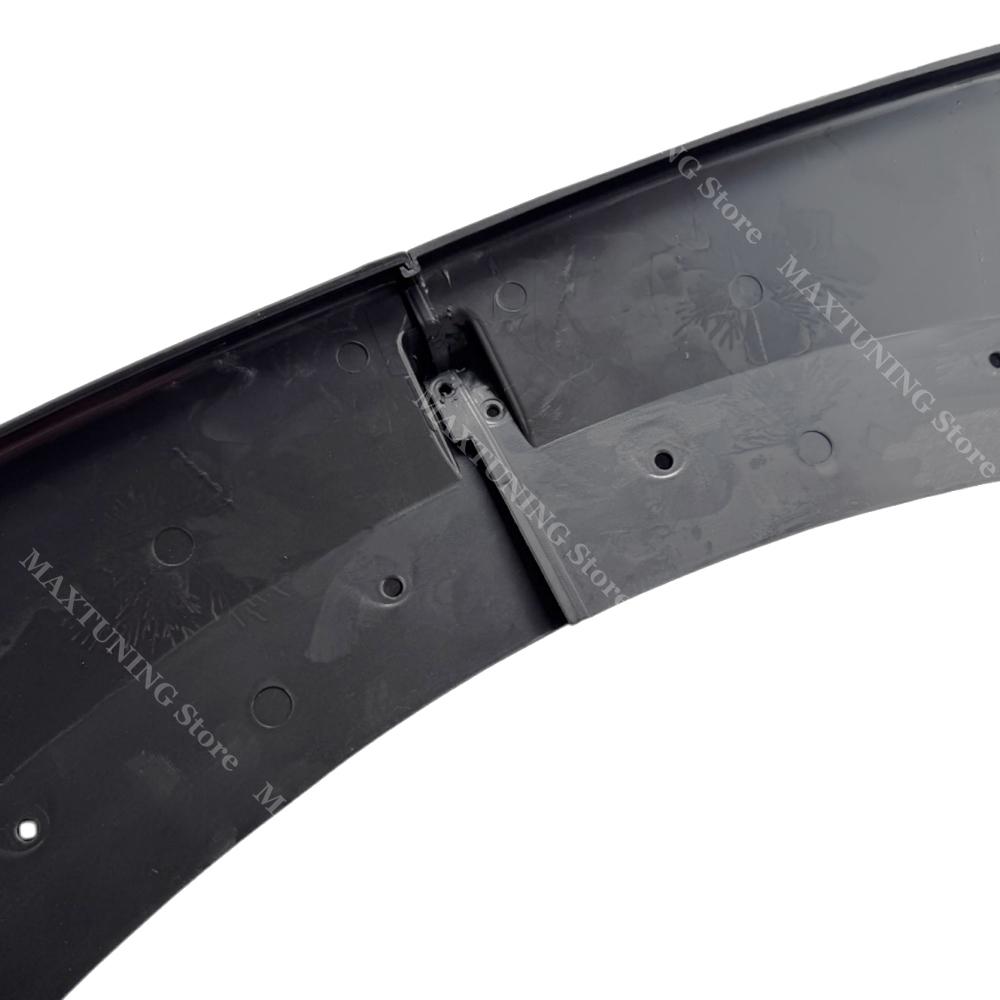 Front Bumper Splitter For BMW 3 Series E90 E92 E93 M3 2007-2013 2PCS Gloss Black Spoiler Diffuser Lip Retrofit Body Kit Tuning