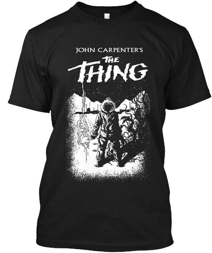 New Popular The Thing American Horror Movie Film Graphic Logo T-Shirt Tops Tee Size S-4XL