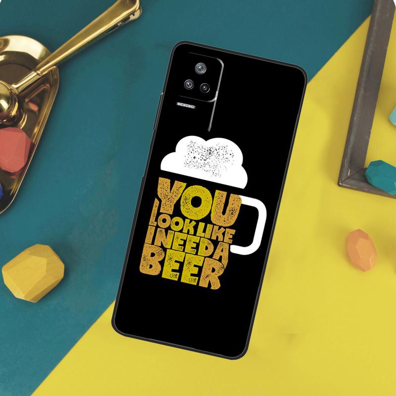 Beer Cup Case For Xiaomi 14T 11T 12T 13T Pro 13 14 15 Ultra POCO X7 Pro X3 X5 X6 F5 F6 M6 Pro Funda