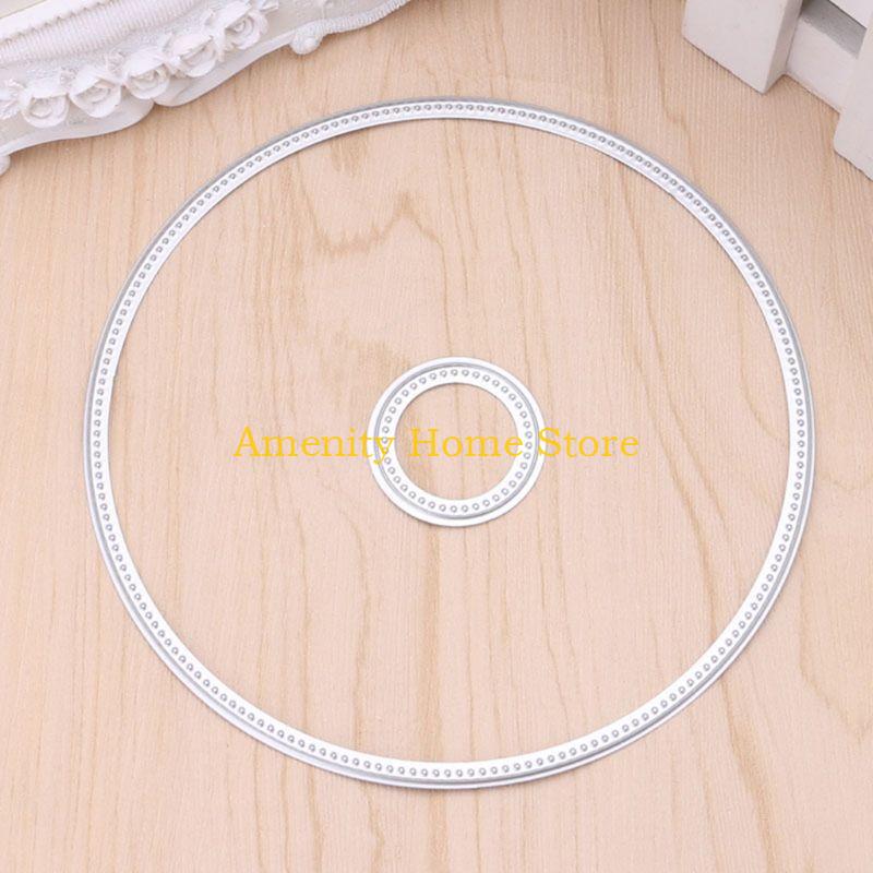 F26C Circle Round Metal Cutting Dies Stencils DIY Scrapbooking Embossing Decor Craft
