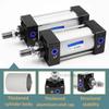 SC Standard Air Cylinder SC80/100/125/160mm Bore Small With Magnetic Pneumatic Cylinder Piston 300/400/500/600/800/1000mm Stroke