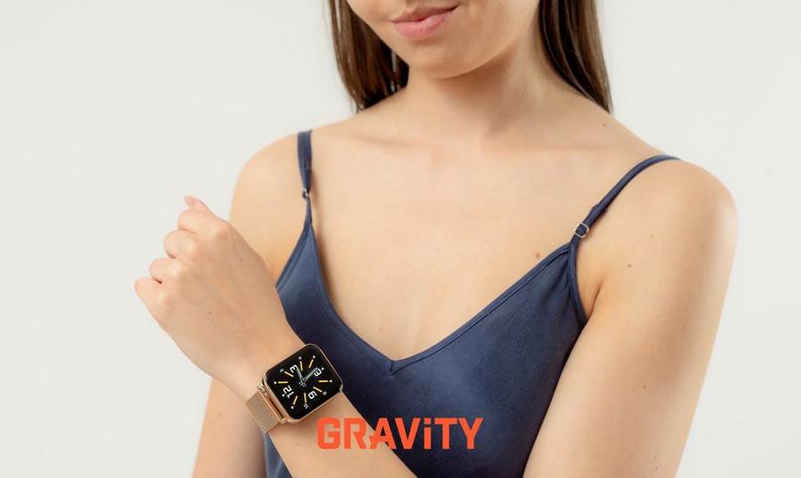 Smartwatch Unisex Gravity Gt17-5 - Amoled, Dodatkowy Pasek (Sg038E)