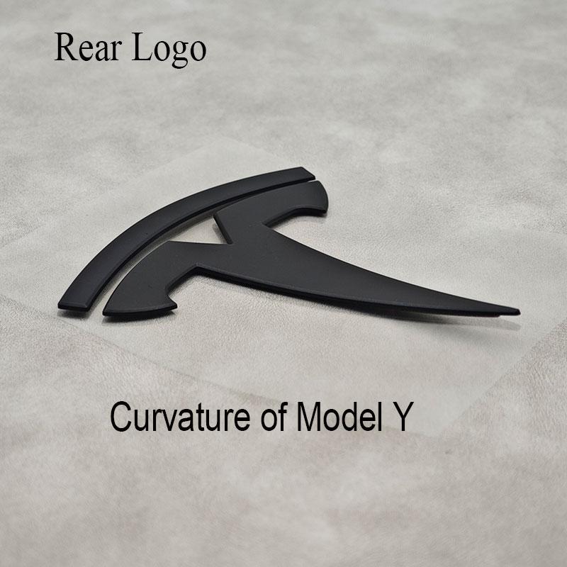 UBLM4 3D ABS Emblema Cofano Anteriore Auto Adesivo Badge Baule Posteriore Per Tesla Model 3 Model Y Decorazione Sostitutiva Decalcomanie Accessori