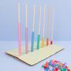 Diy Stick Flower Sticks Wood 40Cmx4Mm 50 Pcs
