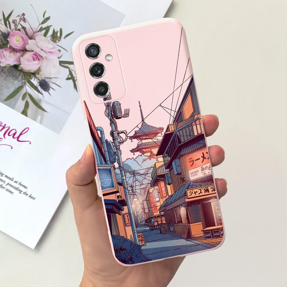 For Samsung M52 5G Case Lovely Duck Cat Head Dinosaur Fundas Soft TPU Phone Cases For Samsung Galaxy M52 5G SM-M526B Hoesje 6.7"