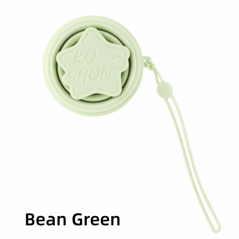 200ml Foldable Silicone Cup With Lid Lanyard Design Collapsible Retractable Cup Portable Drinking Cup Outdoor Travel
