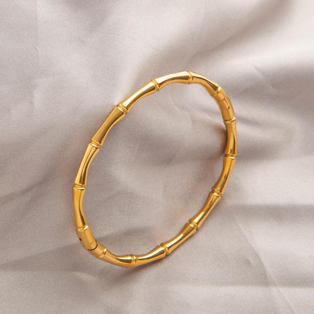 Leichter Luxus High-End Voll Diamant Titanstahl Armreif - Damen Modischer Temperament Schmuck