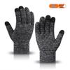 "Warm Knitted Touchscreen Gloves for Couples: Thick Non-Slip Wool, Men’s & Women’s Winter Design."