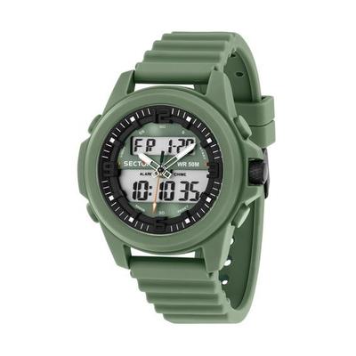 Ex-48 Silicone Strap Green Dial Quartz R3251302004 Men's Watch
