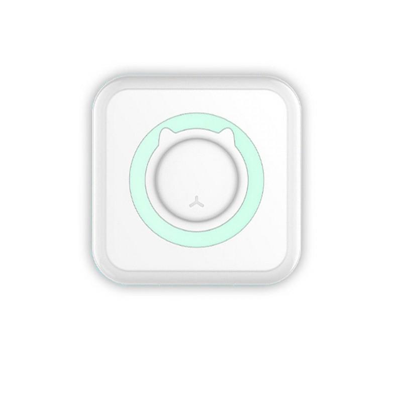 Mini Tragbarer Thermodrucker Papier Foto Taschen Thermodruck Drahtloser BT Verbindungsdrucker 200dpi Foto Etikett für iOS/Android