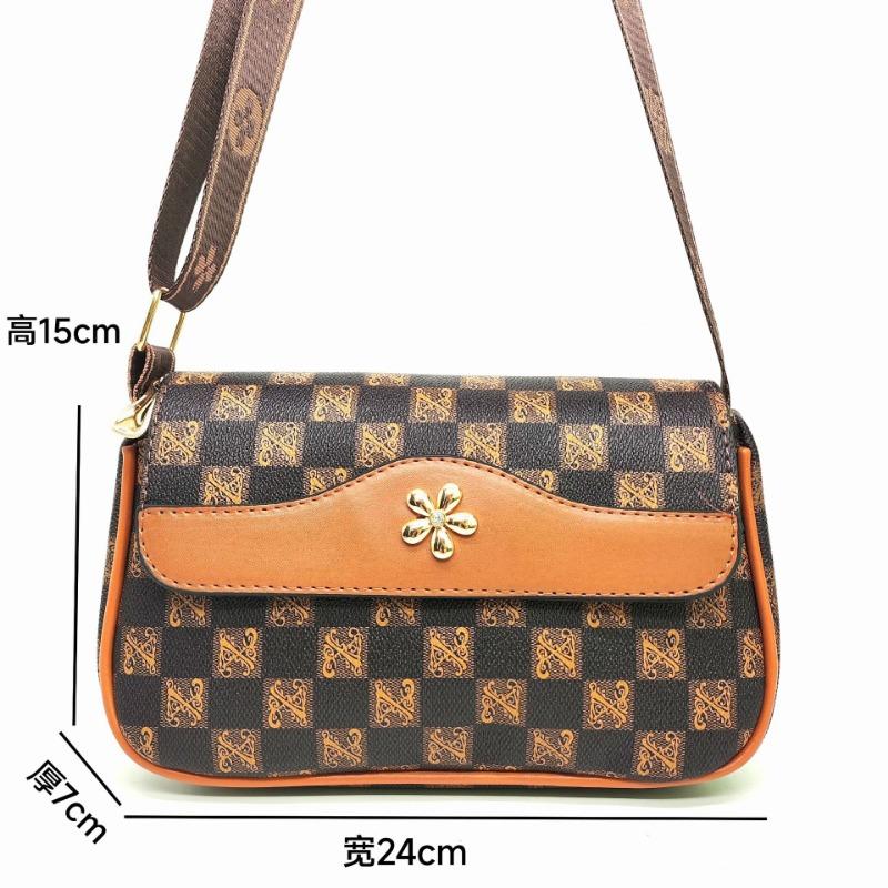 New Fashion Trend Mom Ladies Oblique Span Bag Soft Leather Cover Mobile Phone Change Bag Female