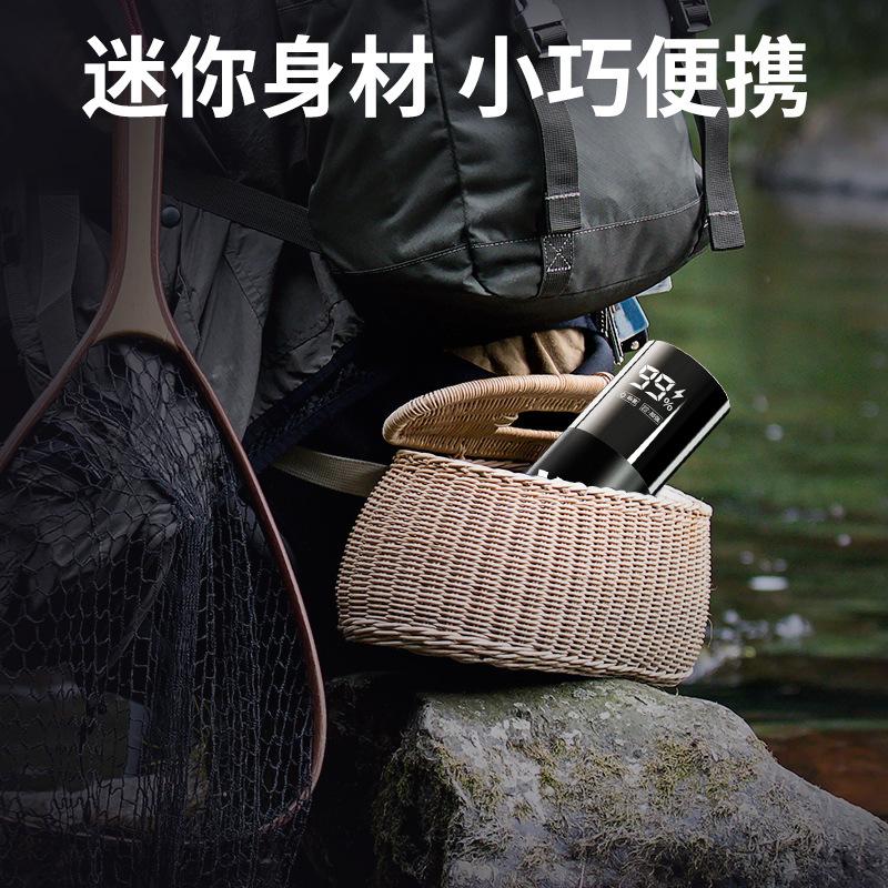 5W USB Rechargeable Oxygen Pump for Outdoor Fishing/Aquarium, Portable Aerator with 48H Runtime for Night Fishing