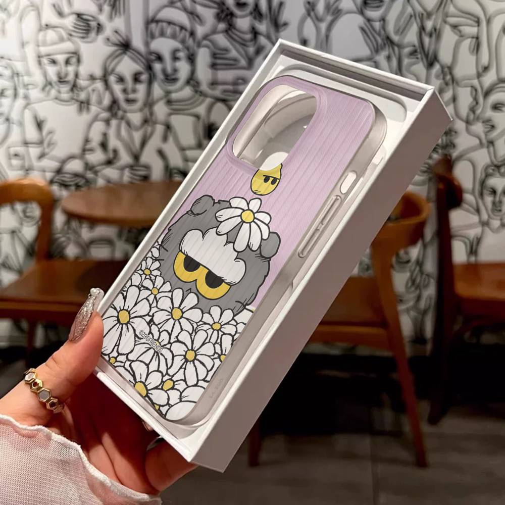 Cute Z-ZO Friends For IPhone 17 16 15 14 13 12 11 Pro Max Plus Pro Clear Phone Cover Non-Slip Shell