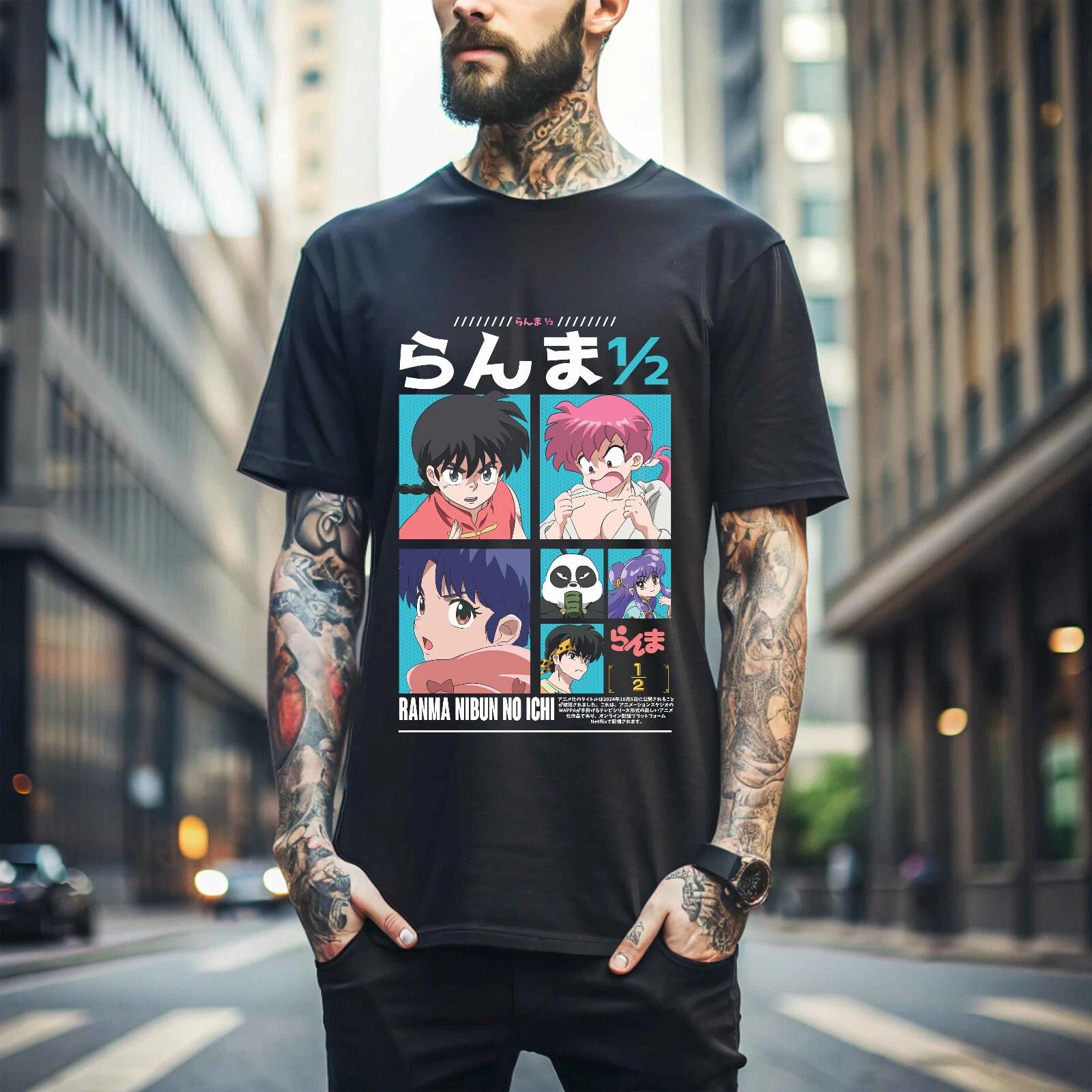 

MENS WOMENS Shampoo Rumiko T-shirt Takahashi Ranma 1/2 Girl Kawaii Funny Anime Tee Gift 117 2XL