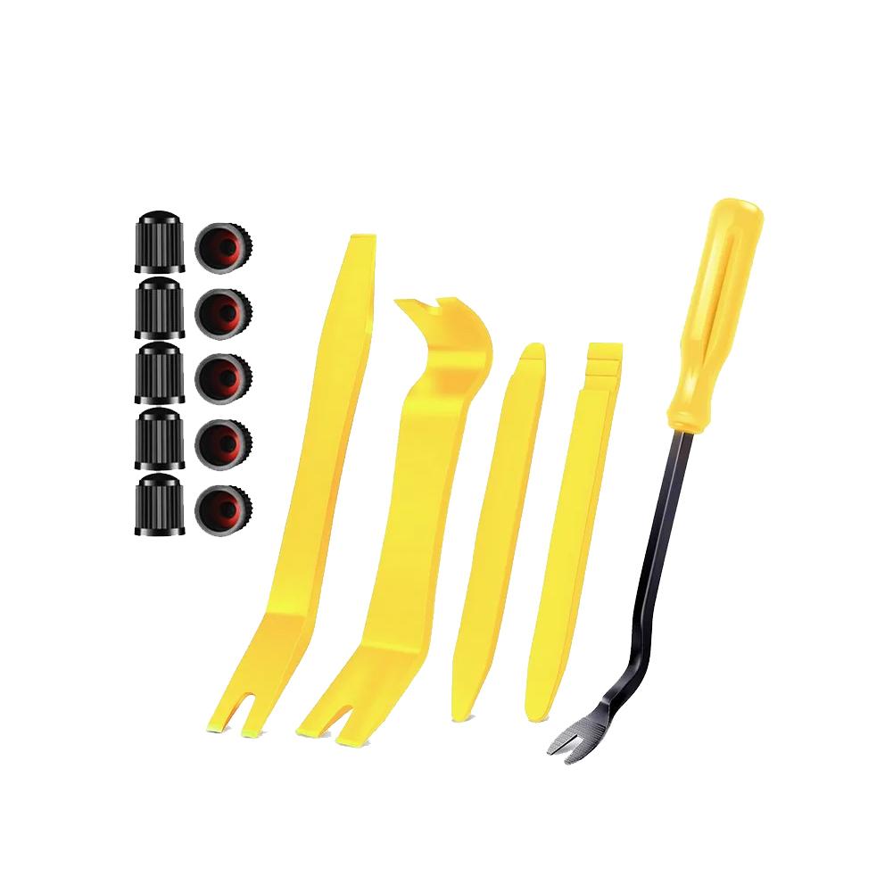 Portable Car Panel Removal Tool Kit Nail Puller Radio Installer Clip Door Repair Removal Dash Trim Audio Tool Pry Hand C6C4