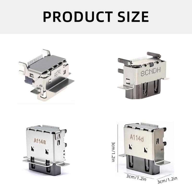 Socket Interface Plugs Connector for Game Console Replacement Port Socket Interface Connector