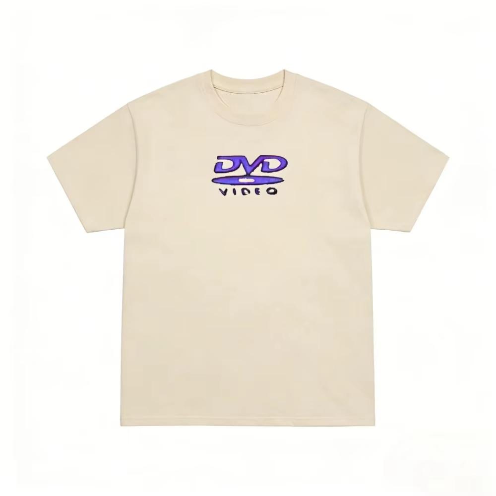 Funny Retro Graphic DVD VIDEO Logo Print TShirt Unisexs Clothing Women Casual Streetwear Style Top 2026 Summer New T Shirt