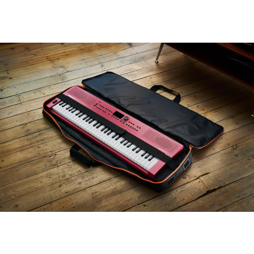 Roland CB-V61 Keyboard Bag for 61 Keys, Durable Carrying Bag with Customizable Interior, Backpack Straps, Large Capacity Pocket, Includes Three Keycha