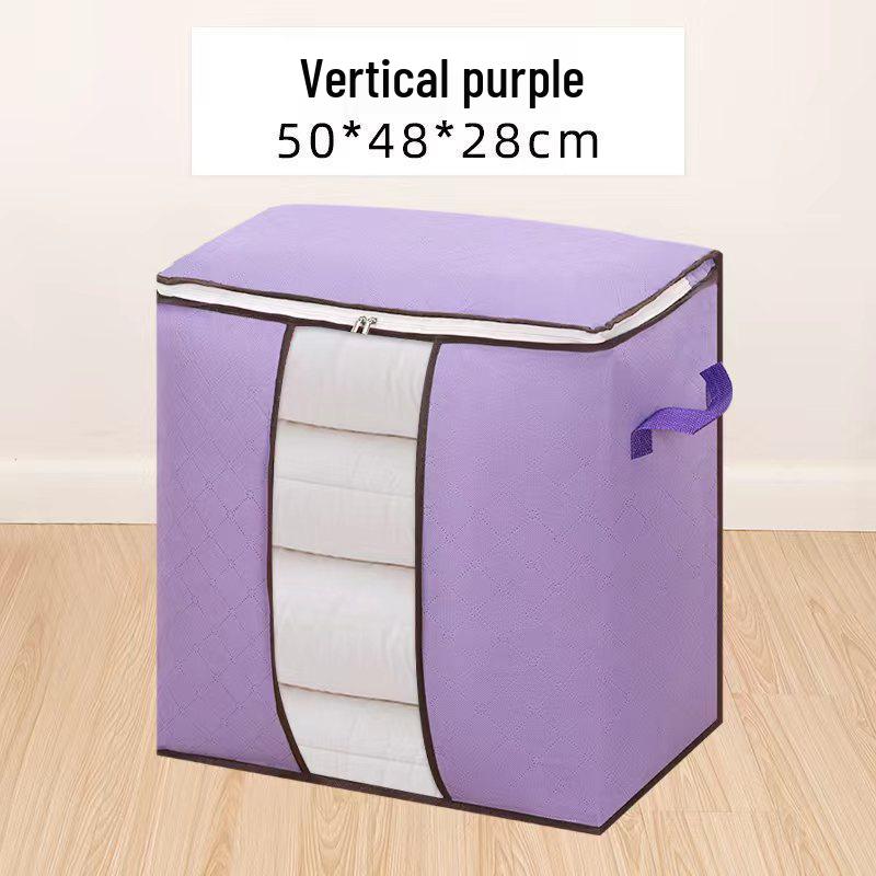 Large Capacity Non-Woven Quilt & Clothes Storage Bag Organizer