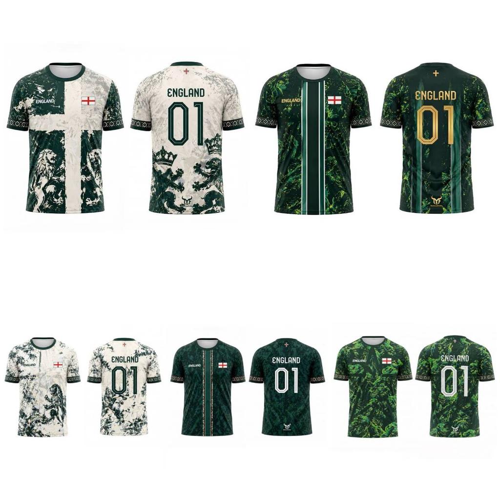 T-shirt Football Soccer National Flag United Kingdom England UK 3D Print CHEER JERSEY Short Sleeve Training Round Neck Sport Uniform Unisex Men Women