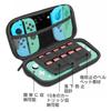 ESJNNK Hartschalenkoffer für Switch Groß Voll Fassungsvermögen für bis zu 10 Spielkarten Lite, Kapazität, Schutz, Schlank, Wasserdicht, Schmutzabweisend, Staubdicht,