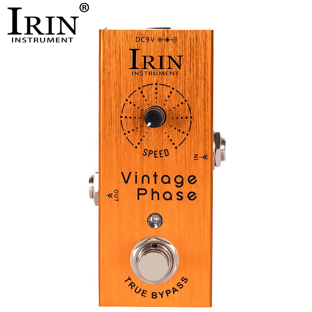 IRIN AN-10 Guitar Pedal Vintage Phase Effect Re-Creates Classic Phaser Sounds of the 70's Guitar Parts & Accessories True Bypass