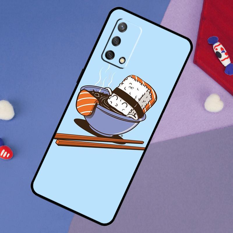 

Kawaii Sushi Crowd Case For Oppo A17 A60 A40 A80 A16 A76 A96 A98 A58 A78 A18 A38 A57 A74 A54 A94 A15 A5 A6 Pro OPPO A96 4G