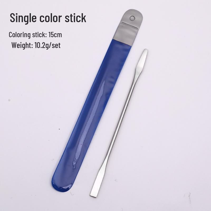 Set de Paletas Cuadradas de Acero Inoxidable para Artistas de Maquillaje para Mezclar Base y Herramientas de Belleza