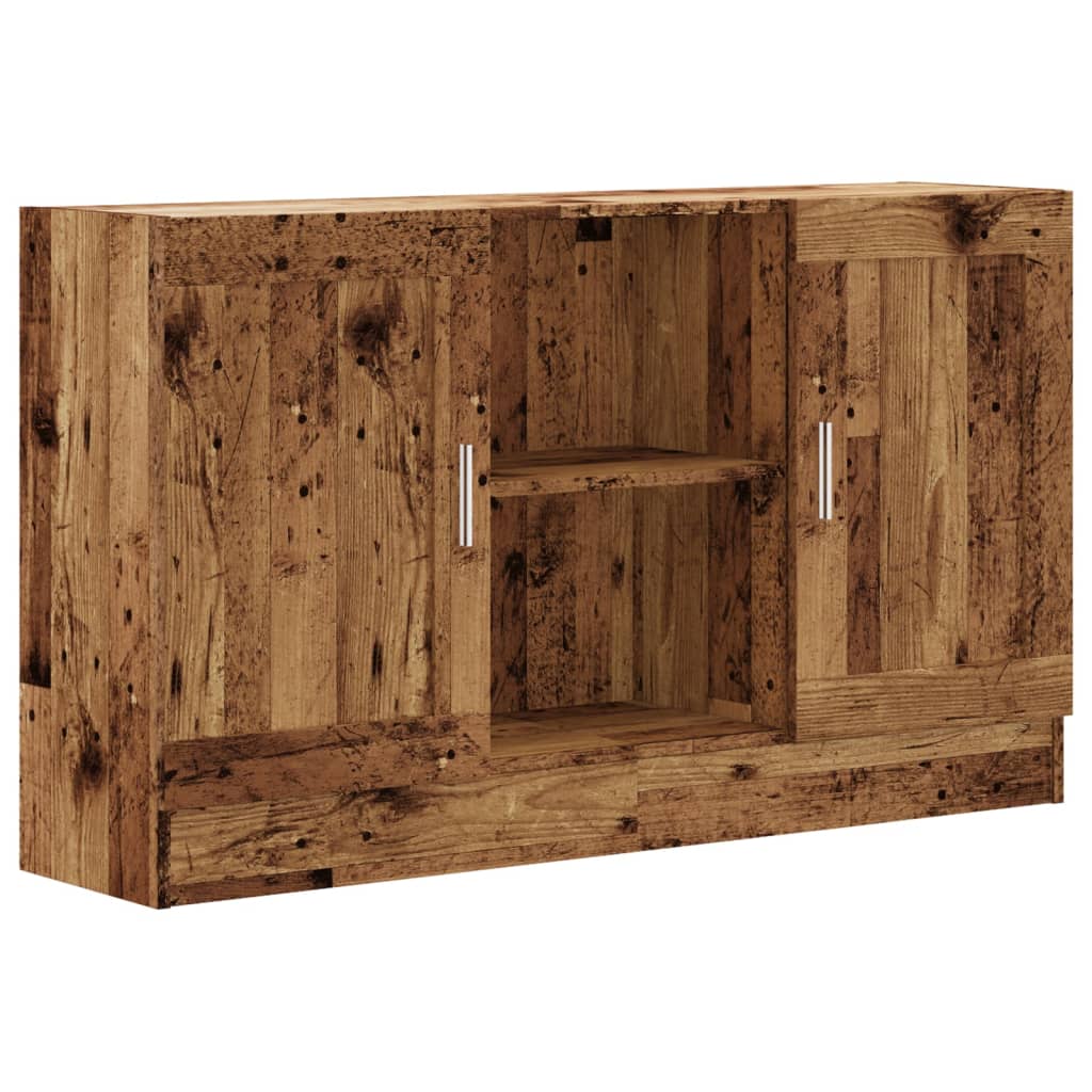 Sideboard Reclaimed Wood Look 120x30.5x70 cm Engineered Wood